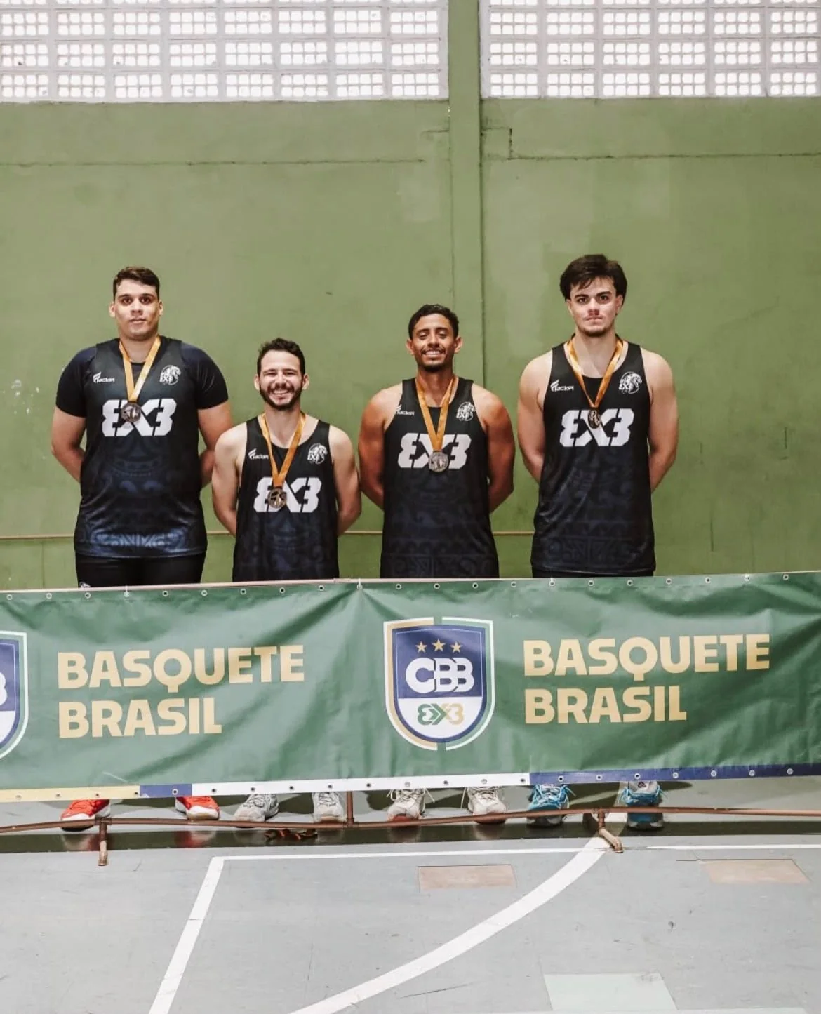 Quarteto do BPA 3x3 com medalhas no CBB 3x3 Adulto 2026, Etapa João Pessoa, terceiro lugar