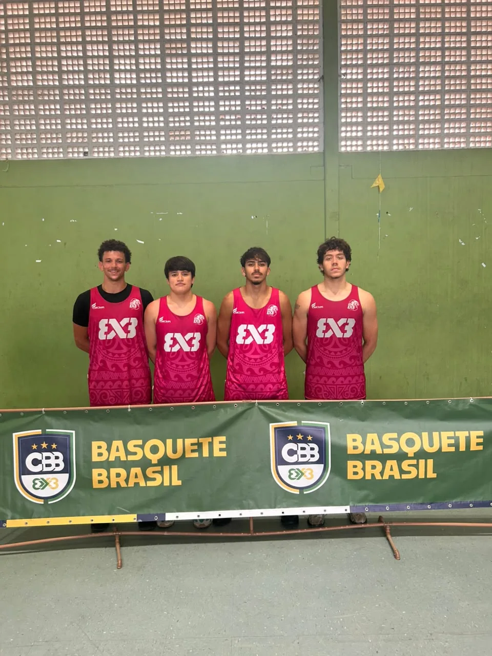 Equipe do BPA 3x3 Sub-23 na Etapa João Pessoa de 2026